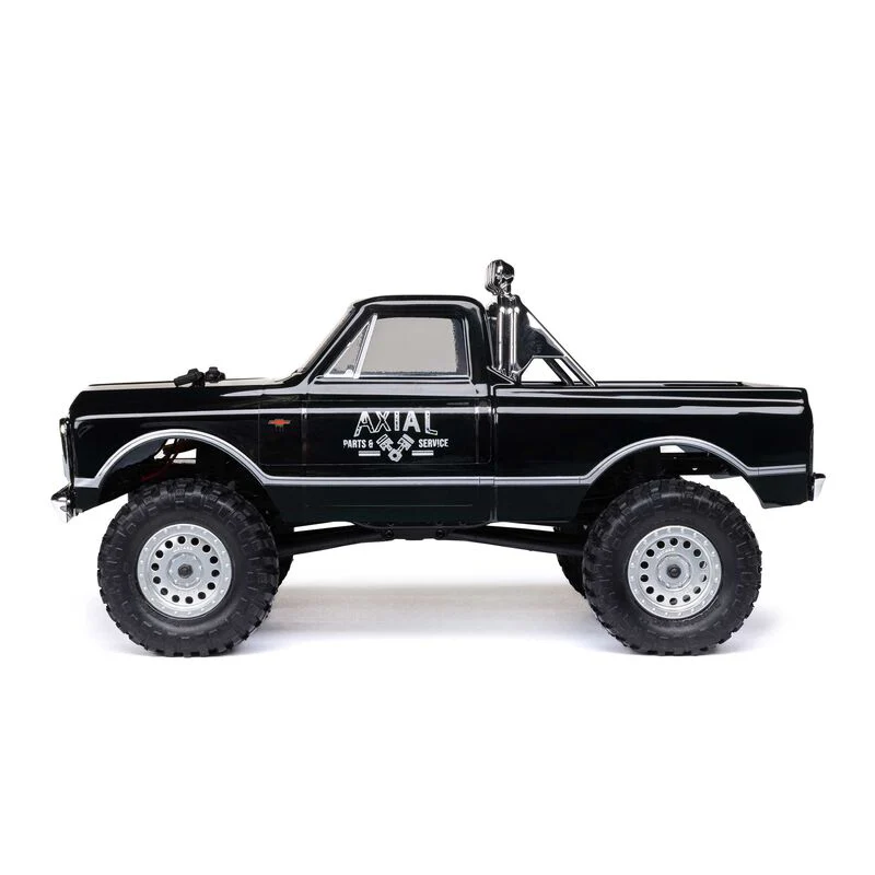 Axial 1/24 SCX24 1967 Chevrolet C10 4WD Brushed Truck RTR - Black - Image 4