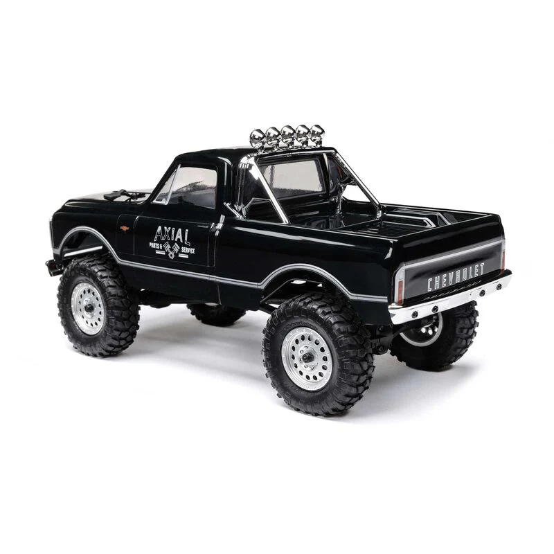 Axial 1/24 SCX24 1967 Chevrolet C10 4WD Brushed Truck RTR - Black - Image 5