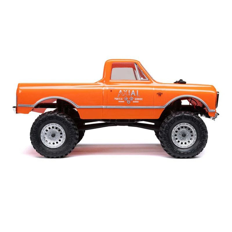 Axial 1/24 SCX24 1967 Chevrolet C10 4WD Brushed Truck RTR - Orange - Image 3