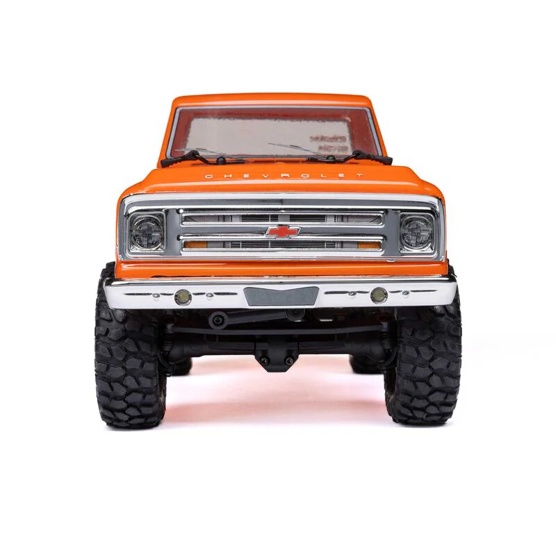 Axial 1/24 SCX24 1967 Chevrolet C10 4WD Brushed Truck RTR - Orange - Image 5