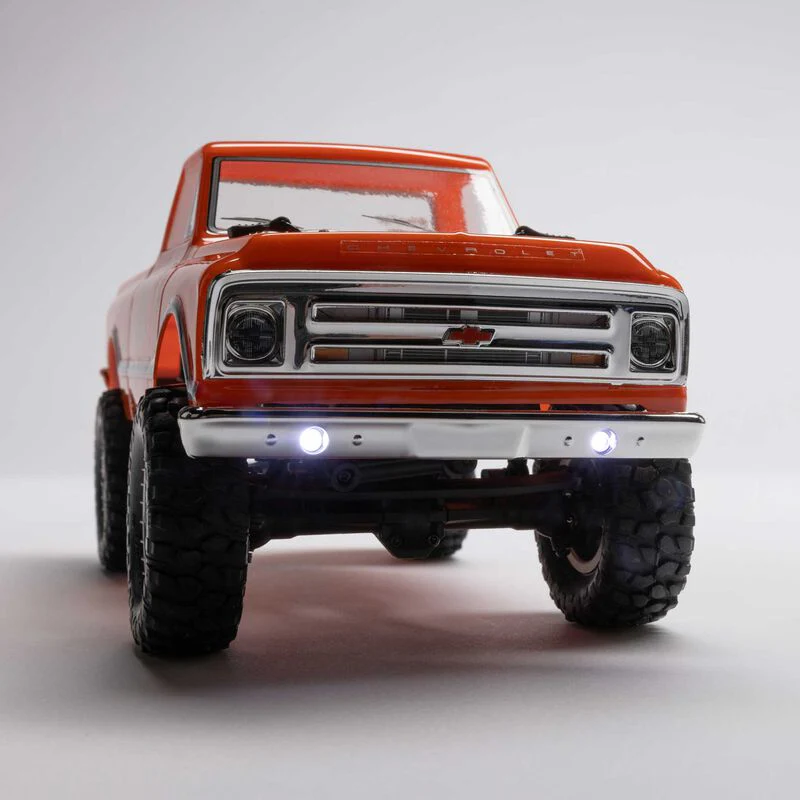 Axial 1/24 SCX24 1967 Chevrolet C10 4WD Brushed Truck RTR - Orange - Image 9