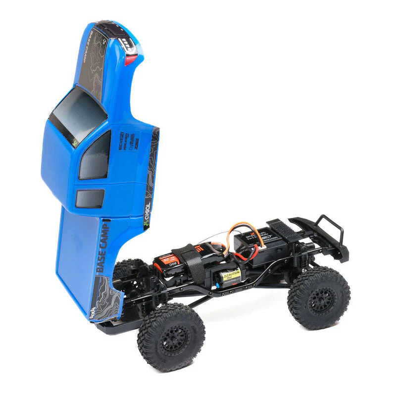 Axial 1/24 SCX24 Base Camp 4WD Rock Crawler Brushed RTR - Blue - Image 13