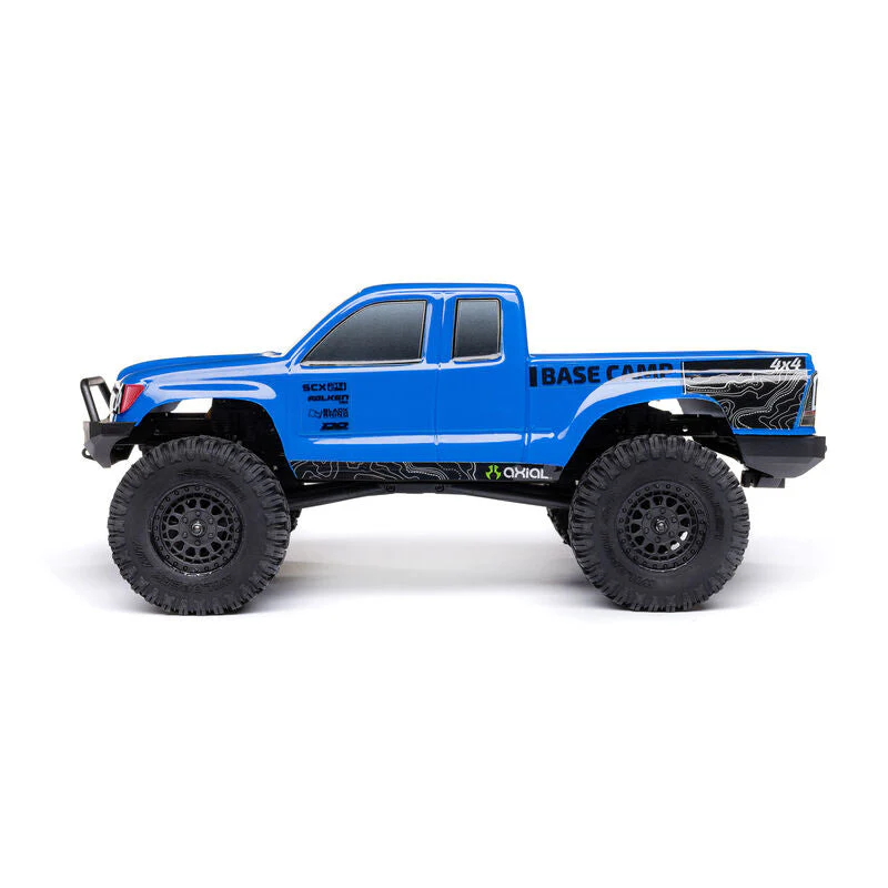 Axial 1/24 SCX24 Base Camp 4WD Rock Crawler Brushed RTR - Blue - Image 7
