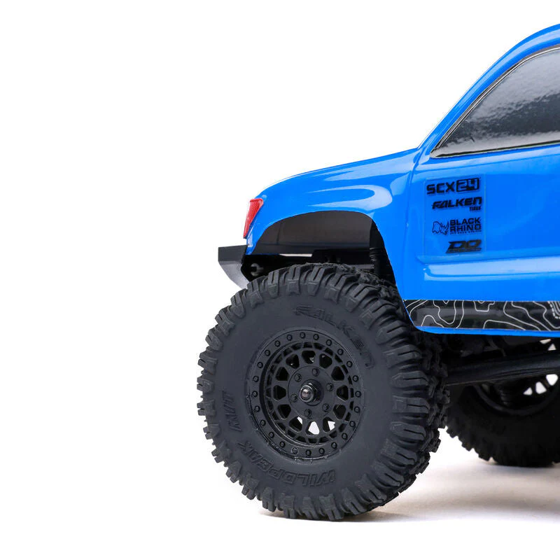 Axial 1/24 SCX24 Base Camp 4WD Rock Crawler Brushed RTR - Blue - Image 8