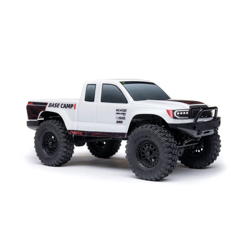 Axial 1/24 SCX24 Base Camp 4WD Rock Crawler Brushed RTR - White - Image 13