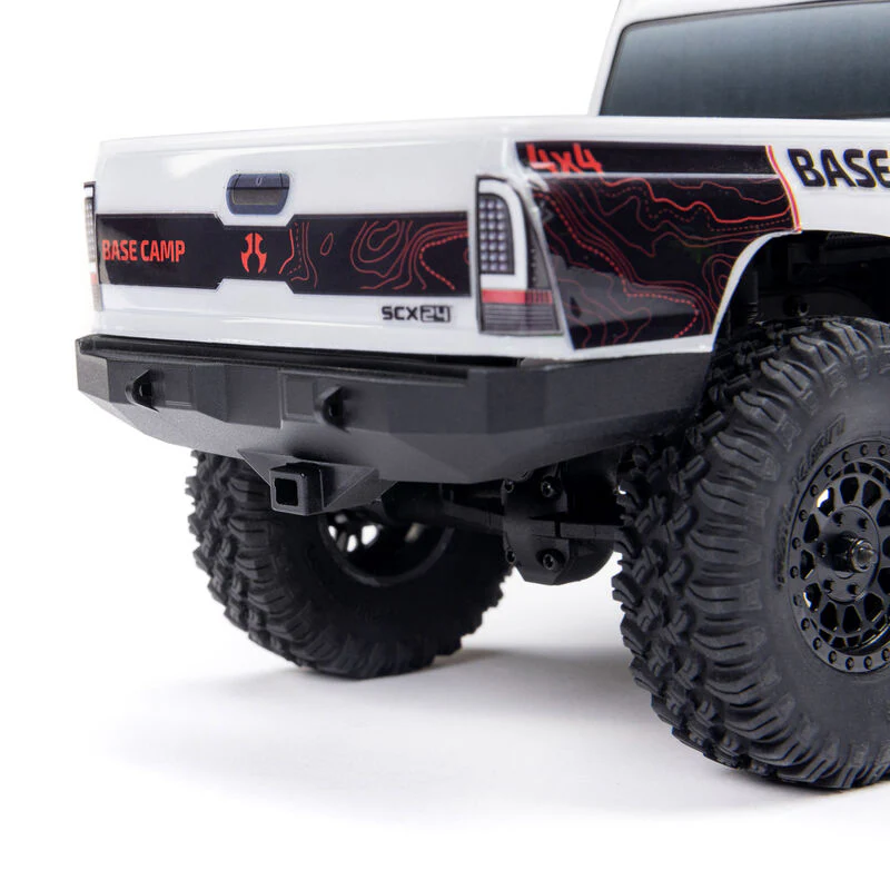 Axial 1/24 SCX24 Base Camp 4WD Rock Crawler Brushed RTR - White - Image 8