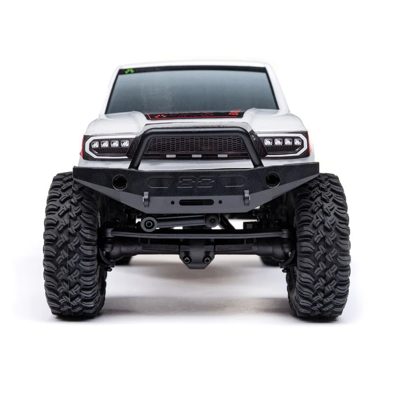 Axial 1/24 SCX24 Base Camp 4WD Rock Crawler Brushed RTR - White - Image 9