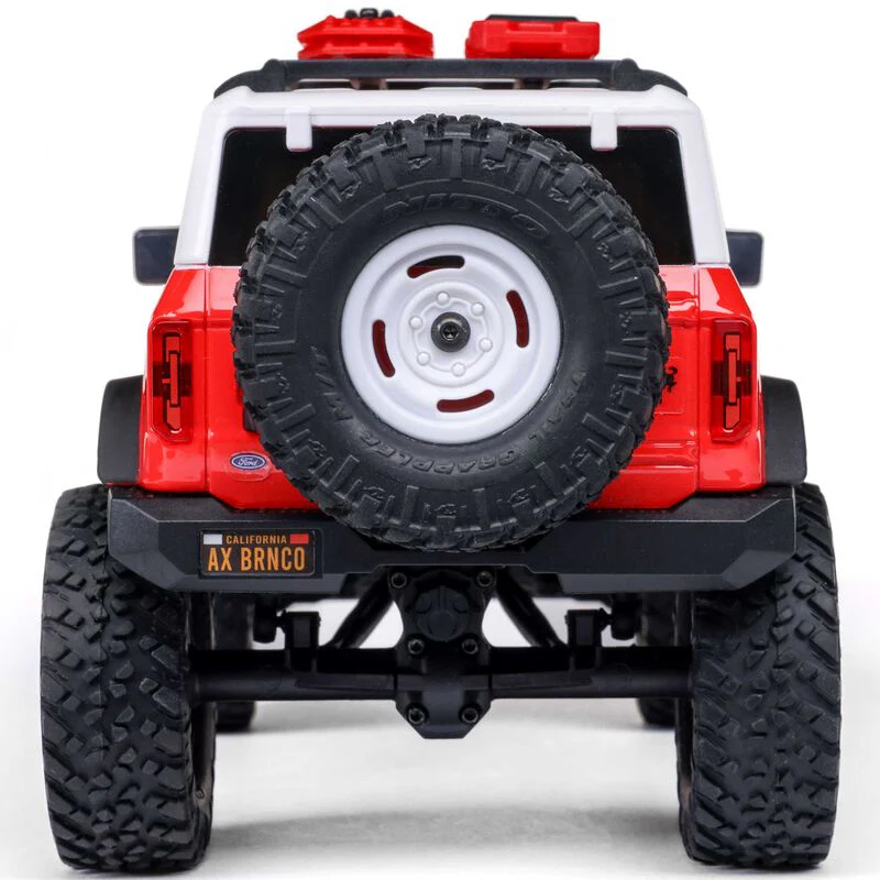 Axial 1/24 SCX24 Ford Bronco 4X4 RTR Brushed Rock Crawler (Battery & Charger Included) - Red - Image 10