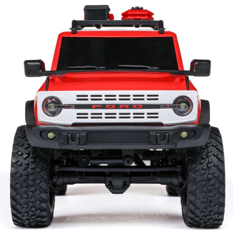 Axial 1/24 SCX24 Ford Bronco 4X4 RTR Brushed Rock Crawler (Battery & Charger Included) - Red - Image 9
