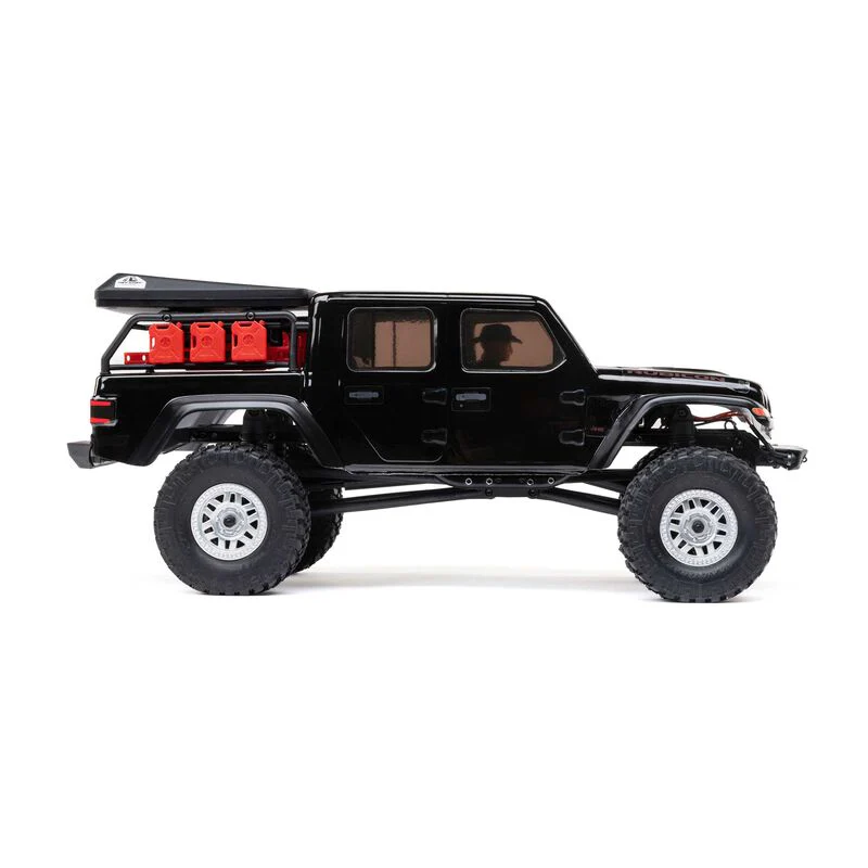 Axial 1/24 SCX24 Jeep Jt Gladiator 4WD Rock Crawler Brushed RTR - Black - Image 10