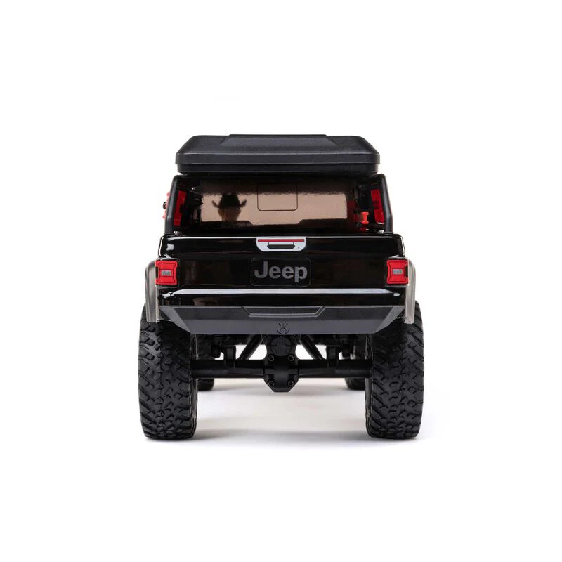 Axial 1/24 SCX24 Jeep Jt Gladiator 4WD Rock Crawler Brushed RTR - Black - Image 12