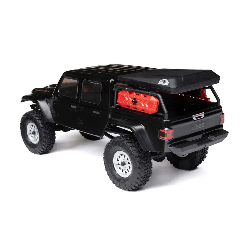 Axial 1/24 SCX24 Jeep Jt Gladiator 4WD Rock Crawler Brushed RTR - Black - Image 13