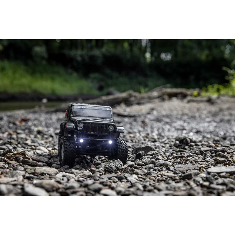 Axial 1/24 SCX24 Jeep Jt Gladiator 4WD Rock Crawler Brushed RTR - Black - Image 3
