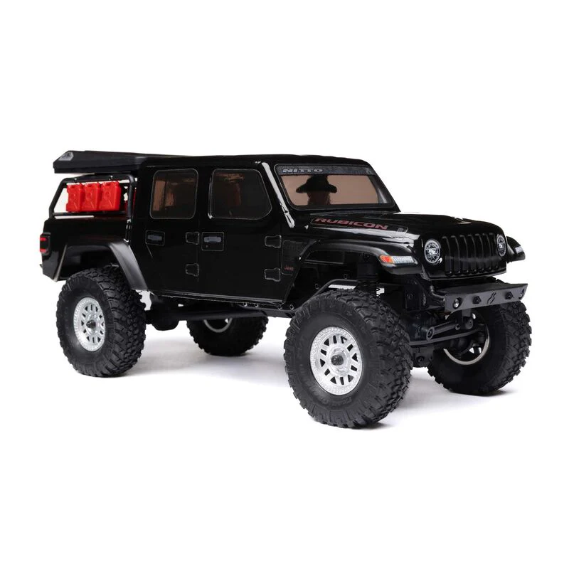 Axial 1/24 SCX24 Jeep Jt Gladiator 4WD Rock Crawler Brushed RTR - Black - Image 9