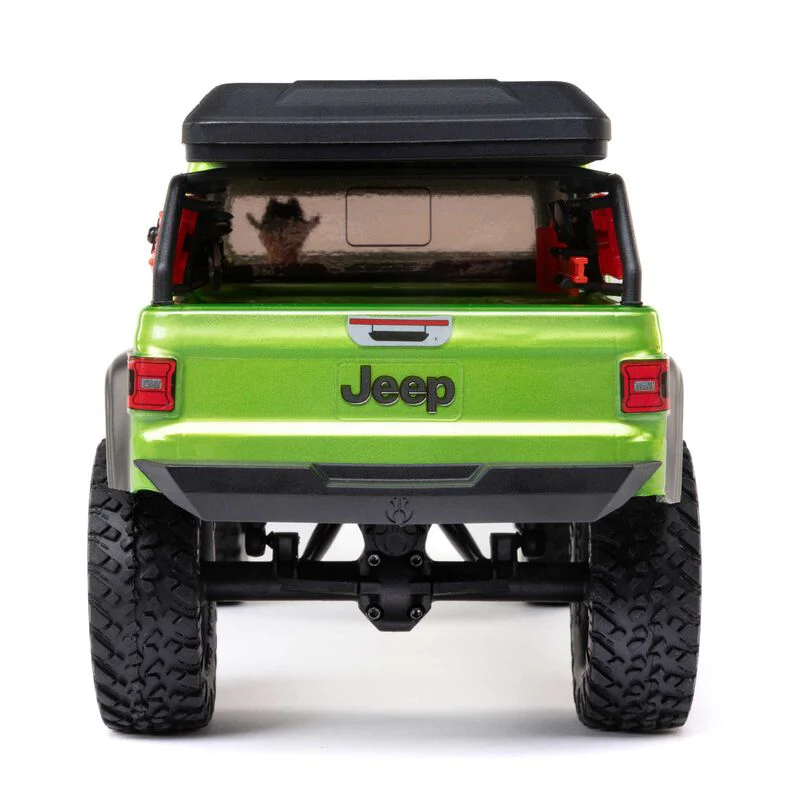 Axial 1/24 SCX24 Jeep Jt Gladiator 4WD Rock Crawler Brushed RTR - Green - Image 10