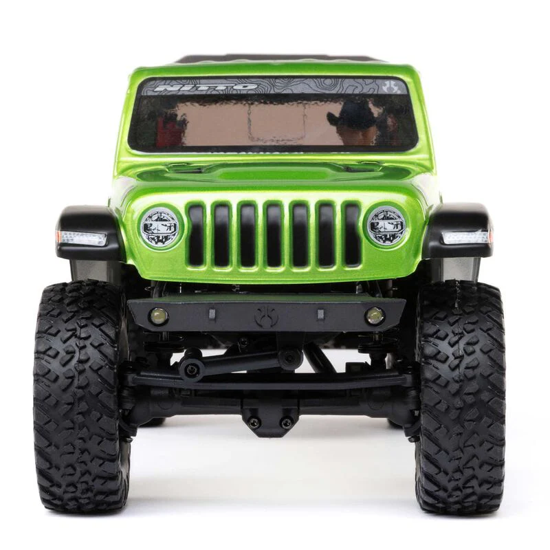 Axial 1/24 SCX24 Jeep Jt Gladiator 4WD Rock Crawler Brushed RTR - Green - Image 3