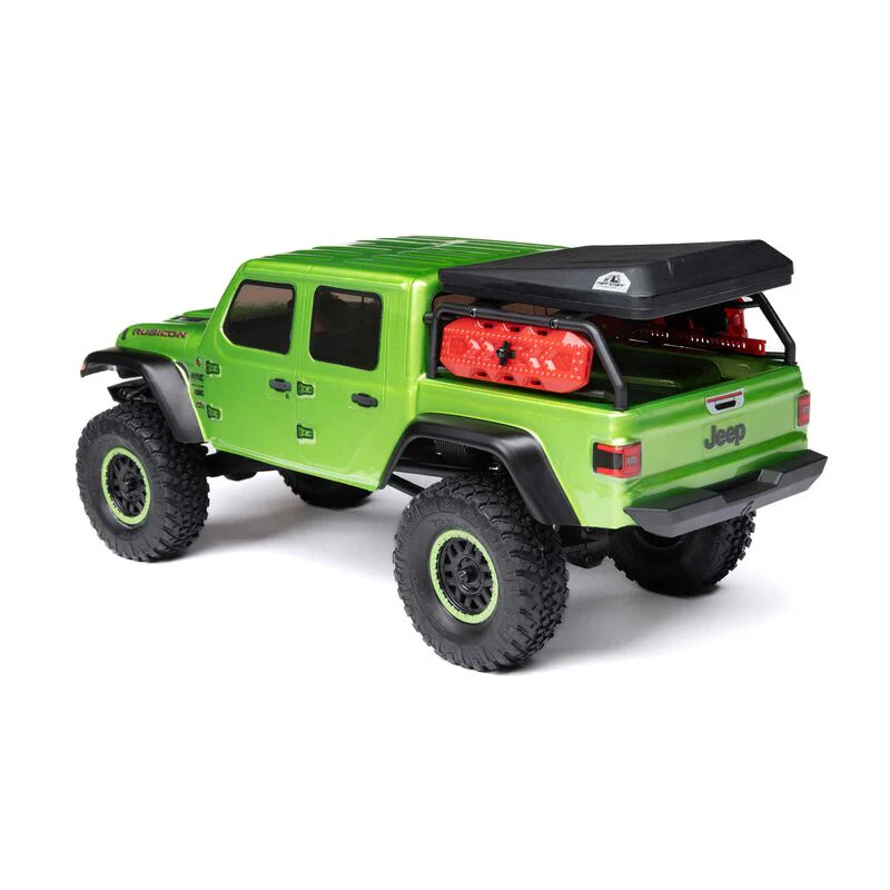 Axial 1/24 SCX24 Jeep Jt Gladiator 4WD Rock Crawler Brushed RTR - Green - Image 6