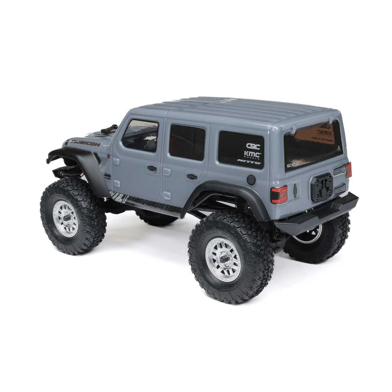 Axial 1/24 SCX24 Jeep Wrangler JLU 4X4 Rock Crawler Brushed RTR - Gray - Image 12