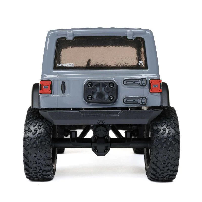 Axial 1/24 SCX24 Jeep Wrangler JLU 4X4 Rock Crawler Brushed RTR - Gray - Image 13