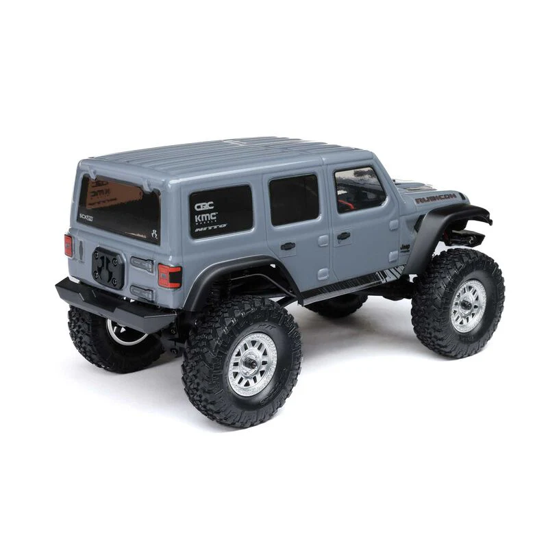 Axial 1/24 SCX24 Jeep Wrangler JLU 4X4 Rock Crawler Brushed RTR - Gray - Image 14
