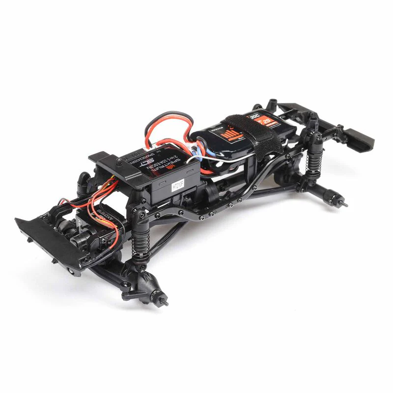 Axial 1/24 SCX24 Jeep Wrangler JLU 4X4 Rock Crawler Brushed RTR - Gray - Image 16