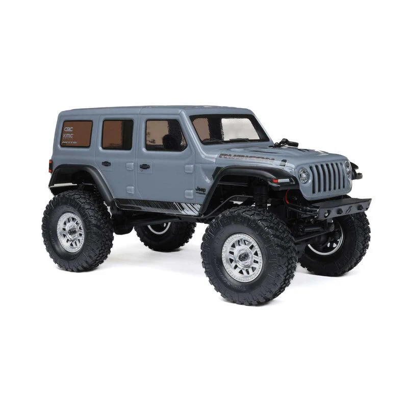 Axial 1/24 SCX24 Jeep Wrangler JLU 4X4 Rock Crawler Brushed RTR - Gray - Image 18