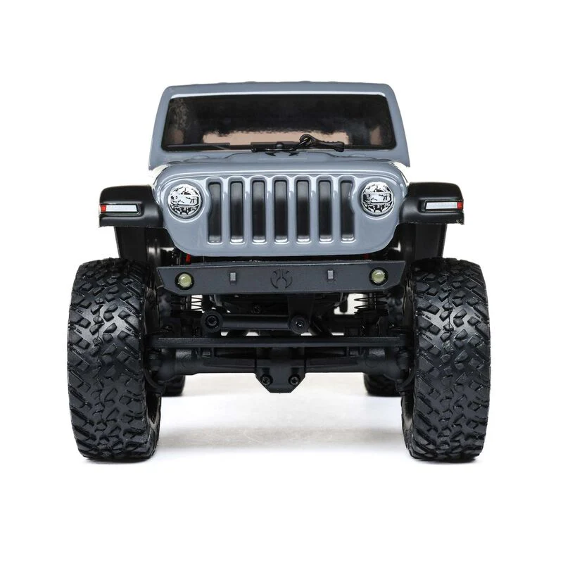Axial 1/24 SCX24 Jeep Wrangler JLU 4X4 Rock Crawler Brushed RTR - Gray - Image 19