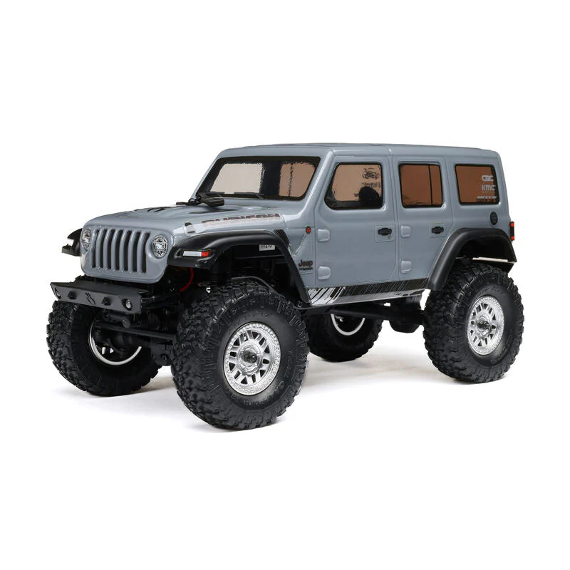 Axial 1/24 SCX24 Jeep Wrangler JLU 4X4 Rock Crawler Brushed RTR - Gray - Image 8