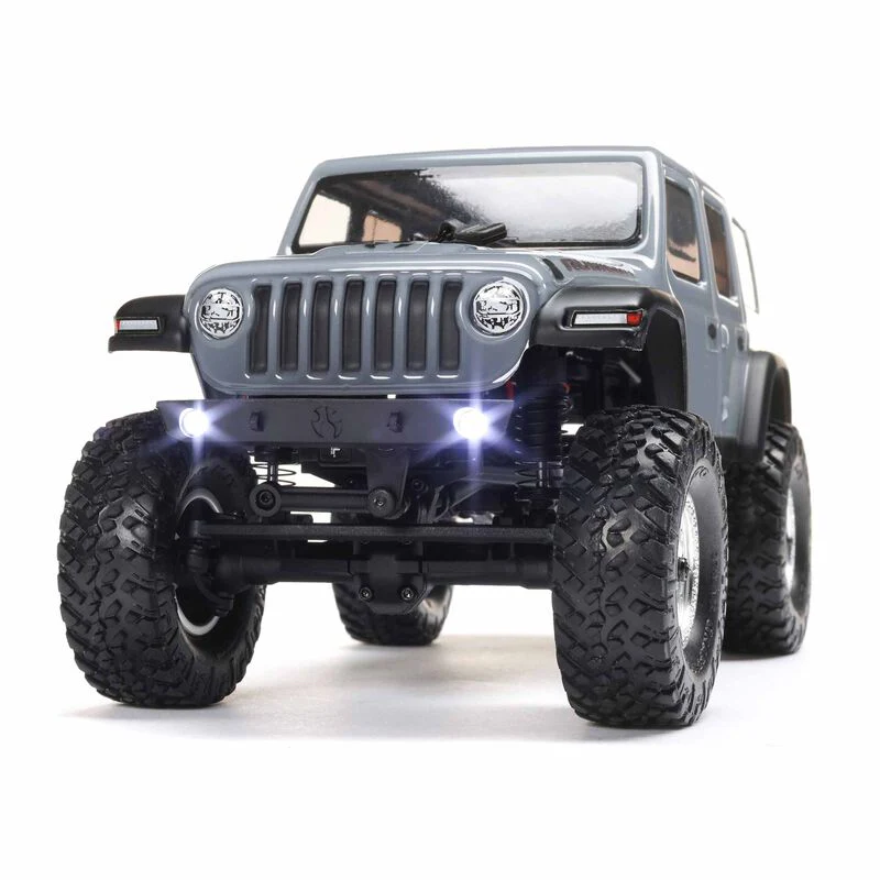 Axial 1/24 SCX24 Jeep Wrangler JLU 4X4 Rock Crawler Brushed RTR - Gray - Image 9