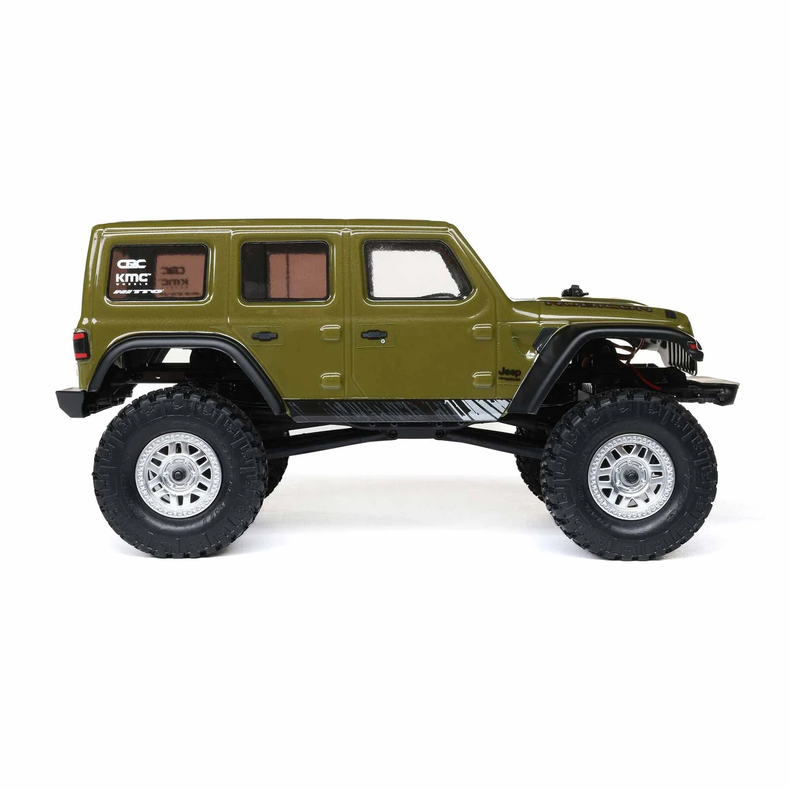 Axial 1/24 SCX24 Jeep Wrangler JLU 4X4 Rock Crawler Brushed RTR - Green - Image 12