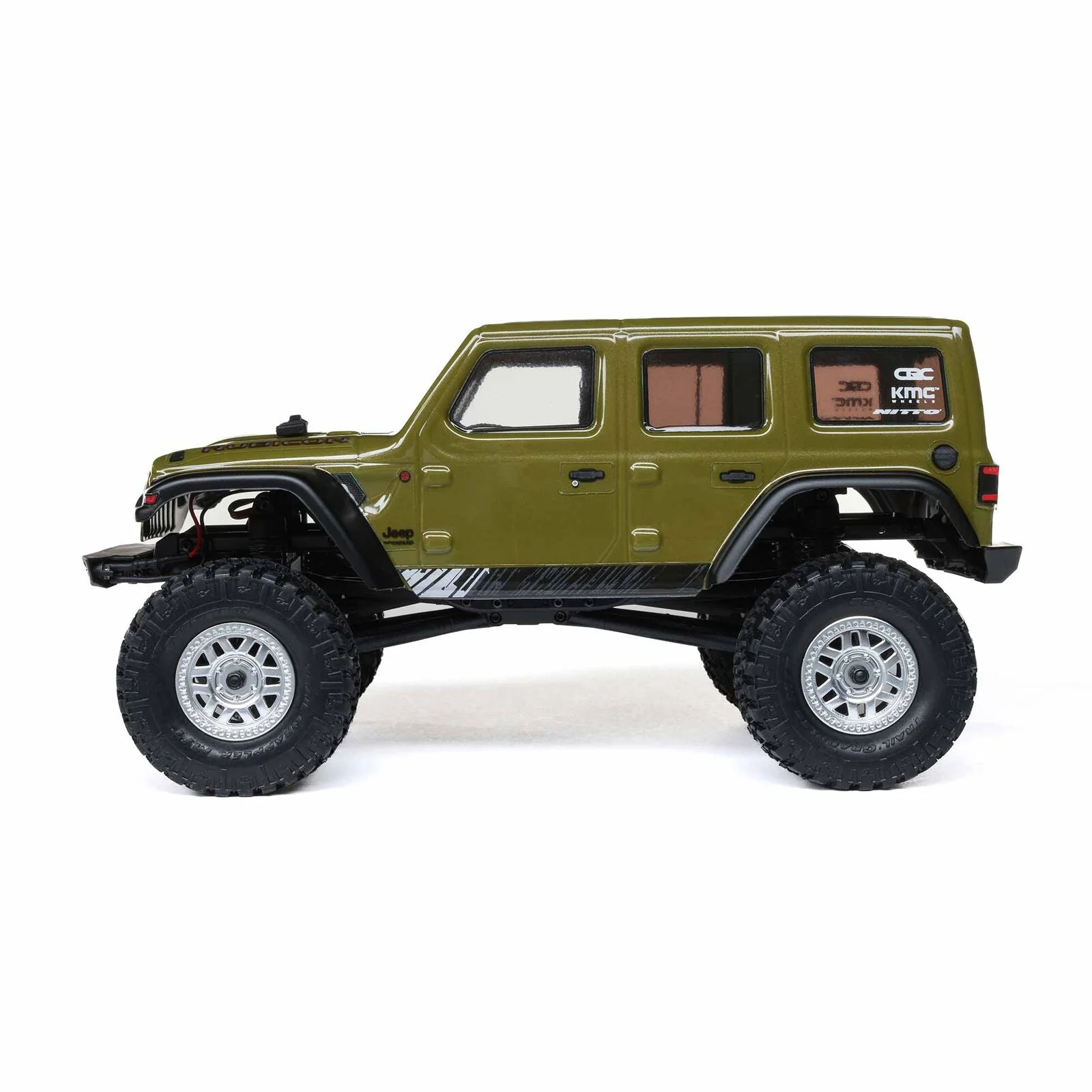 Axial 1/24 SCX24 Jeep Wrangler JLU 4X4 Rock Crawler Brushed RTR - Green - Image 8