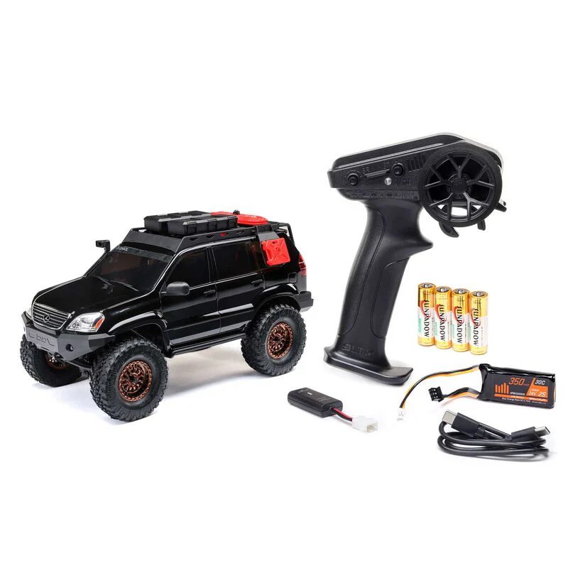 Axial 1/24 SCX24 Lexus GX 470 4X4 Rock Crawler RTR - Black - Image 25