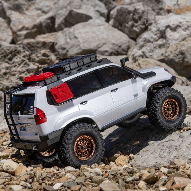 Axial 1/24 SCX24 Lexus GX 470 4X4 Rock Crawler RTR - White - Image 16