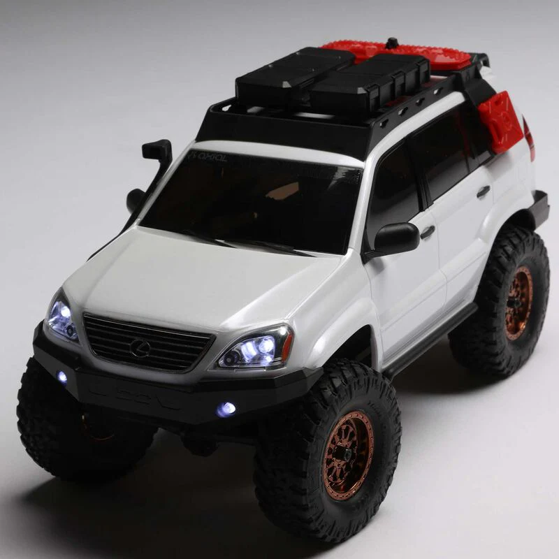 Axial 1/24 SCX24 Lexus GX 470 4X4 Rock Crawler RTR - White - Image 7
