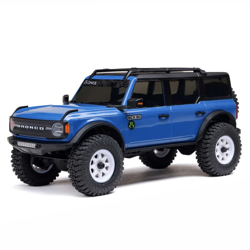 Axial 1/30 SCX30 Ford Bronco 4X4 RTR Brushed Rock Crawler (Battery & Charger Included) - Image 48
