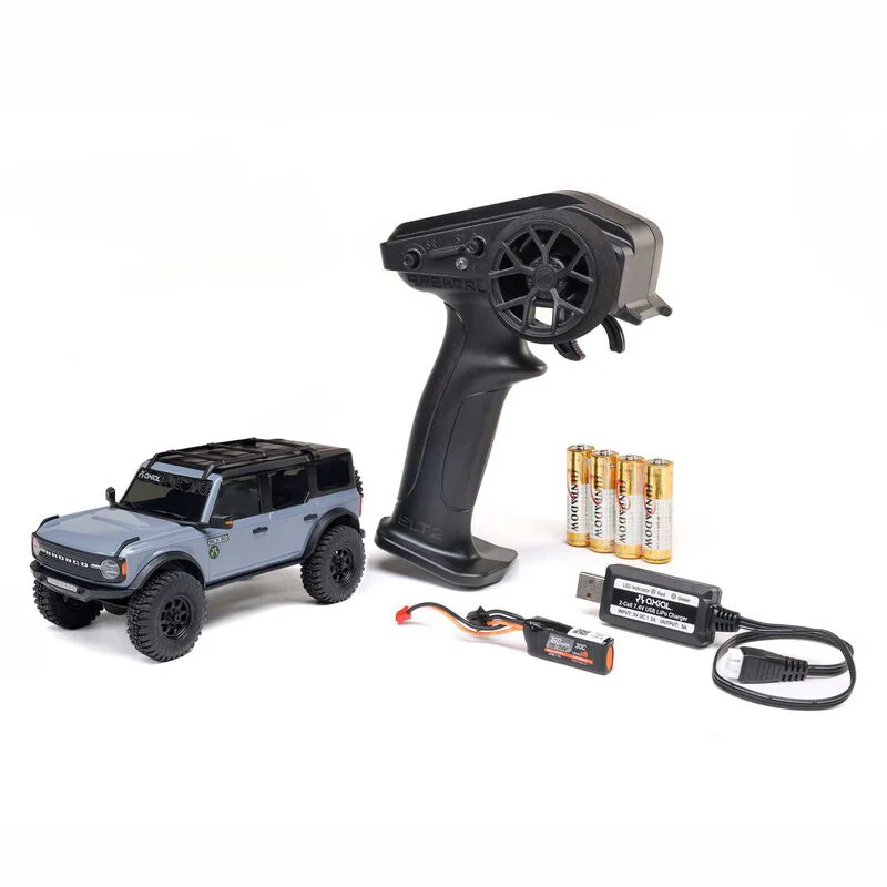 Axial 1/30 SCX30 Ford Bronco 4X4 RTR Brushed Rock Crawler (Battery & Charger Included) - Image 49
