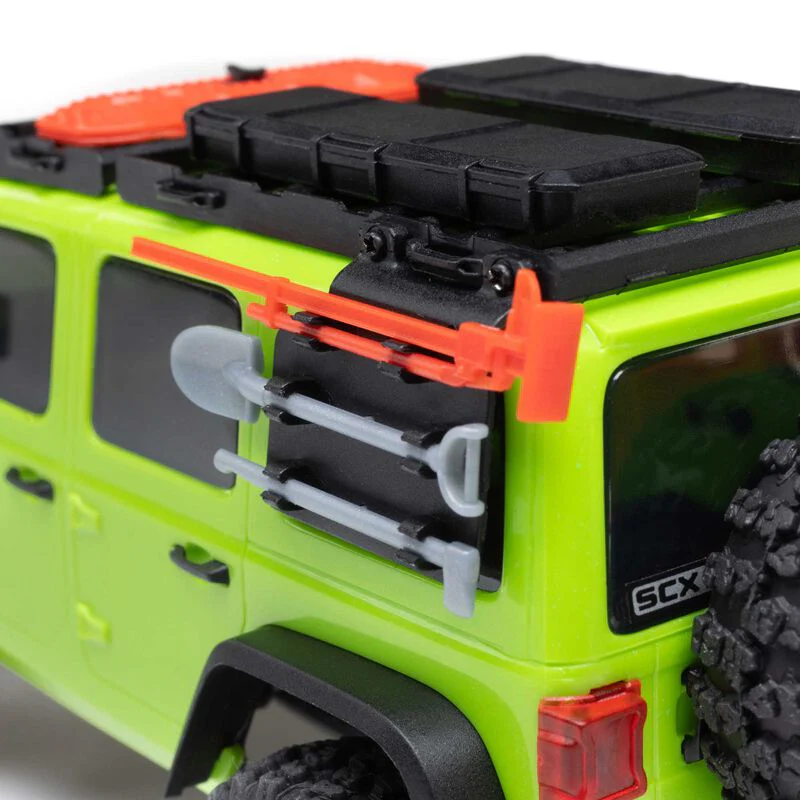 Axial 1/30 SCX30 Jeep Wrangler JLU 4X4 RTR Brushed Rock Crawler (Battery & Charger Included) - Image 15