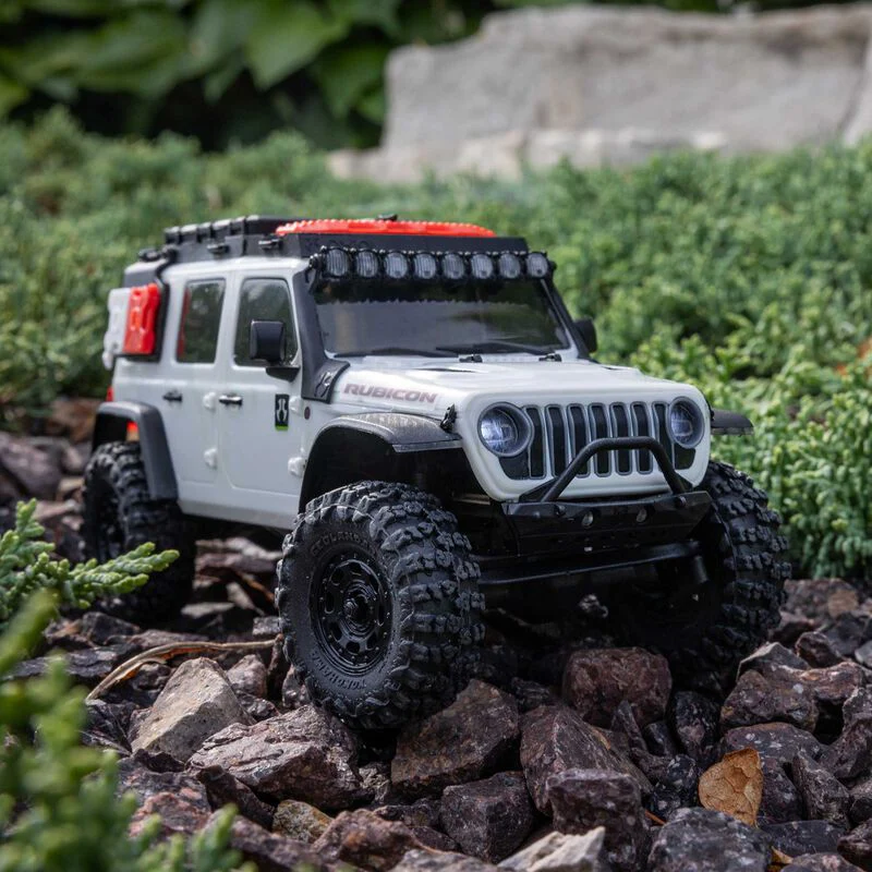 Axial 1/30 SCX30 Jeep Wrangler JLU 4X4 RTR Brushed Rock Crawler (Battery & Charger Included) - Image 33