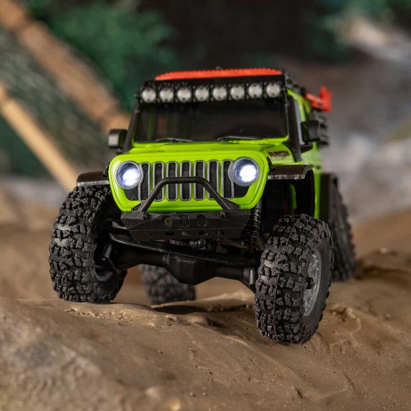 Axial 1/30 SCX30 Jeep Wrangler JLU 4X4 RTR Brushed Rock Crawler (Battery & Charger Included) - Image 34