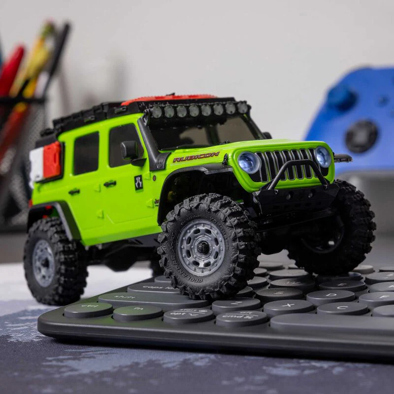 Axial 1/30 SCX30 Jeep Wrangler JLU 4X4 RTR Brushed Rock Crawler (Battery & Charger Included) - Image 45