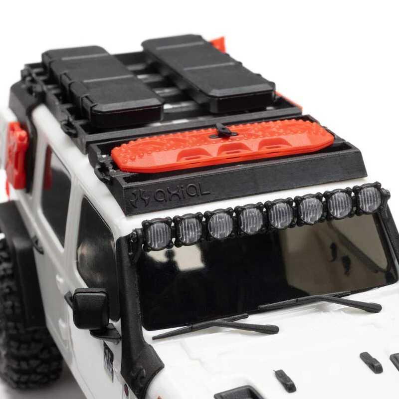 Axial 1/30 SCX30 Jeep Wrangler JLU 4X4 RTR Brushed Rock Crawler (Battery & Charger Included) - Image 49