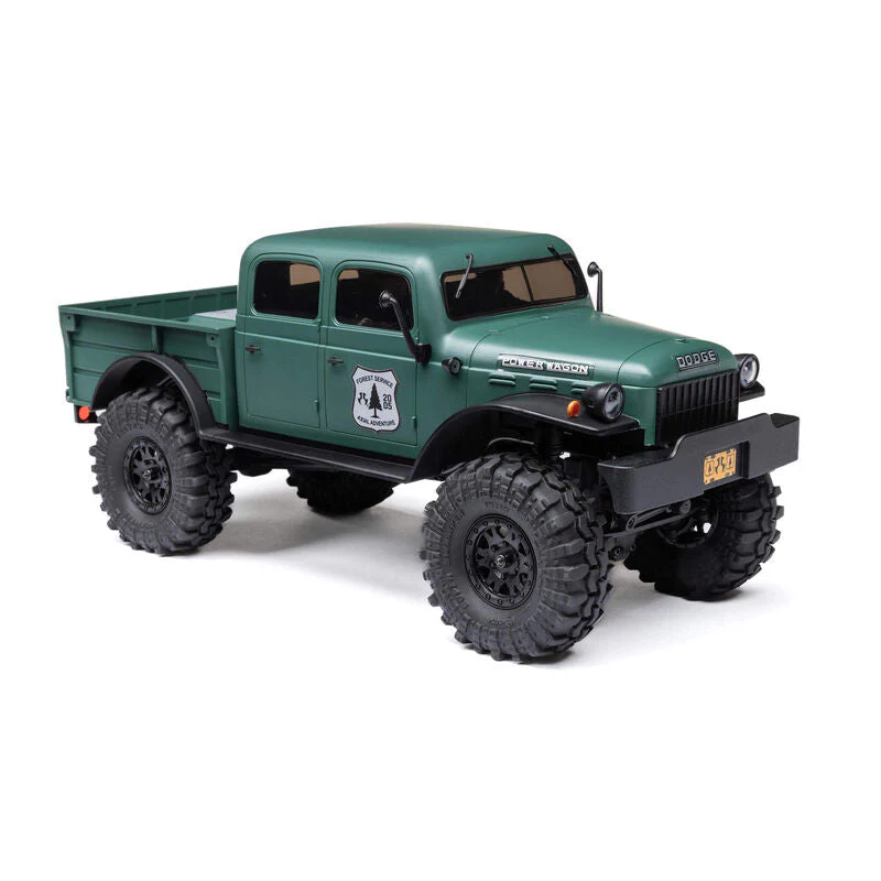 Axial 1/24 SCX24 Dodge Power Wagon 4WD Rock Crawler Brushed RTR - Green - Image 10