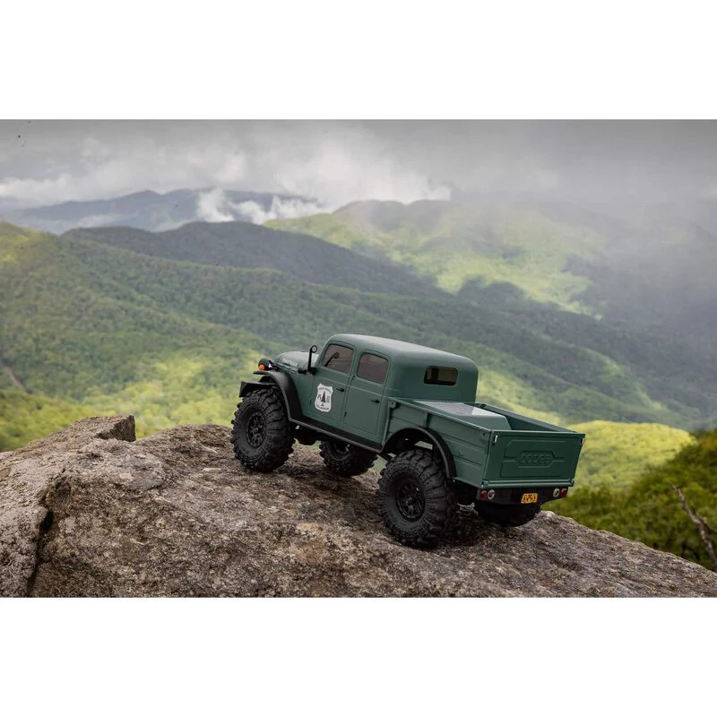 Axial 1/24 SCX24 Dodge Power Wagon 4WD Rock Crawler Brushed RTR - Green - Image 15