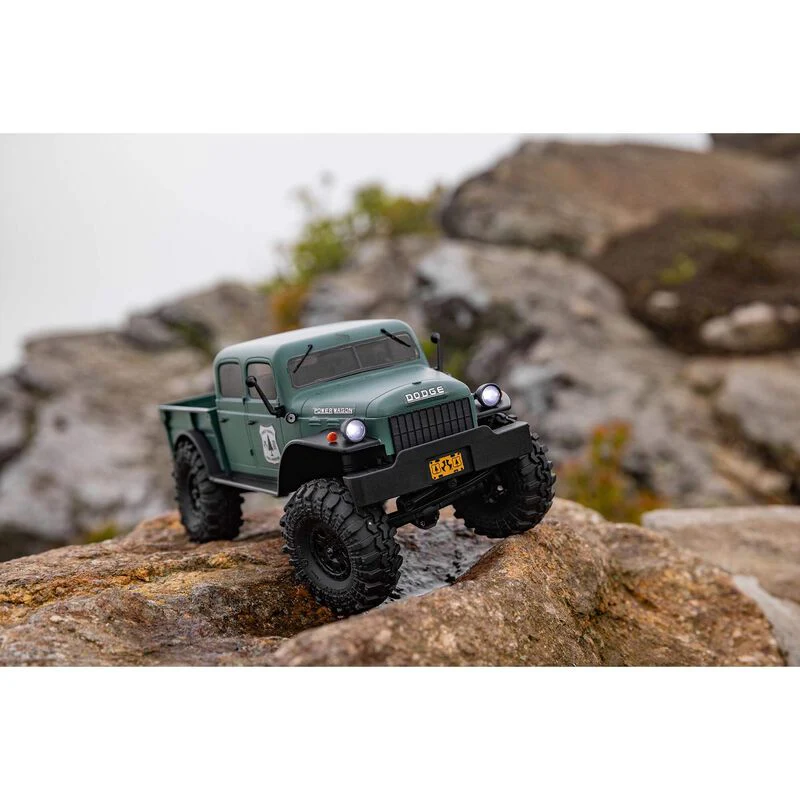 Axial 1/24 SCX24 Dodge Power Wagon 4WD Rock Crawler Brushed RTR - Green - Image 18