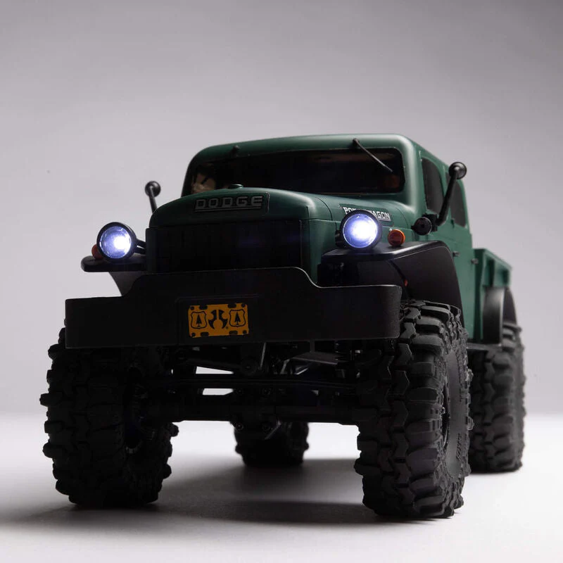 Axial 1/24 SCX24 Dodge Power Wagon 4WD Rock Crawler Brushed RTR - Green - Image 3