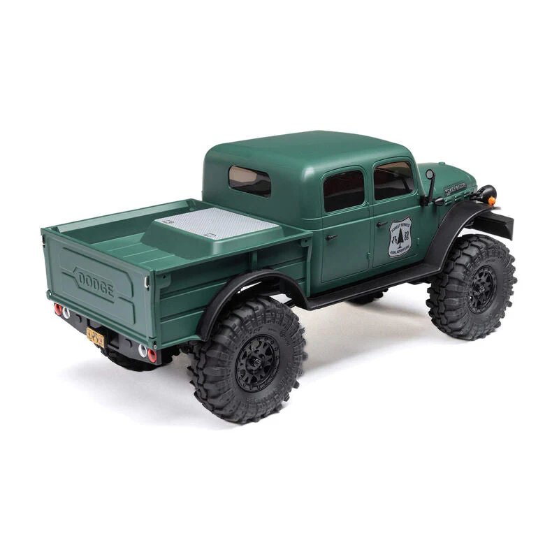 Axial 1/24 SCX24 Dodge Power Wagon 4WD Rock Crawler Brushed RTR - Green - Image 8