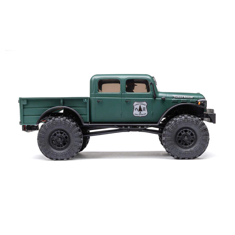 Axial 1/24 SCX24 Dodge Power Wagon 4WD Rock Crawler Brushed RTR - Green - Image 9