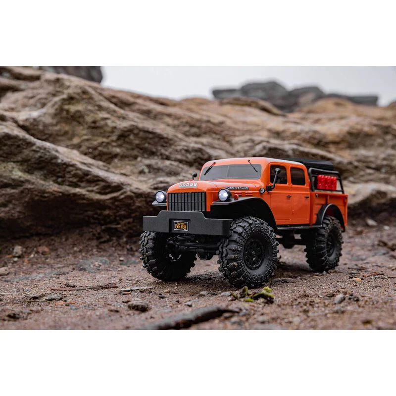 Axial 1/24 SCX24 Dodge Power Wagon 4WD Rock Crawler Brushed RTR - Orange - Image 15