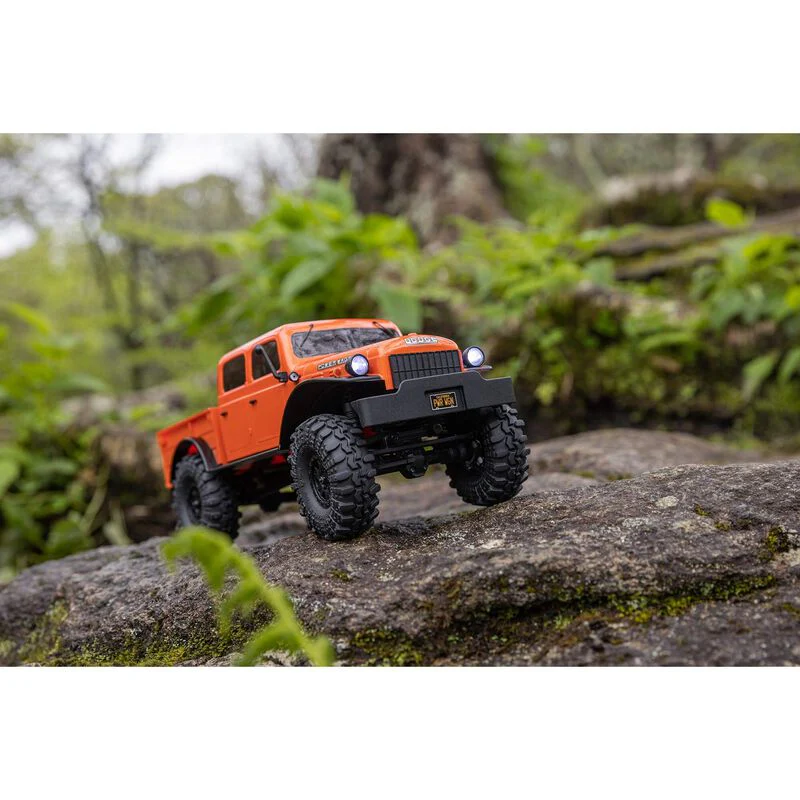Axial 1/24 SCX24 Dodge Power Wagon 4WD Rock Crawler Brushed RTR - Orange - Image 16