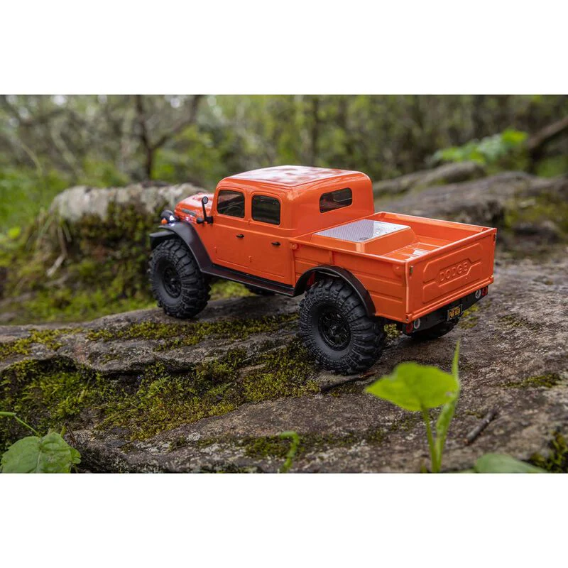 Axial 1/24 SCX24 Dodge Power Wagon 4WD Rock Crawler Brushed RTR - Orange - Image 17